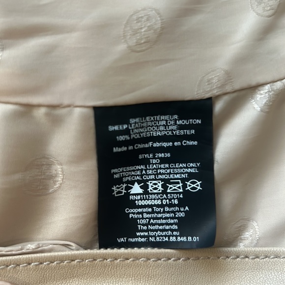 Tory Burch | Harper Motorcycle Leather Jacket - Picture 11 of 11